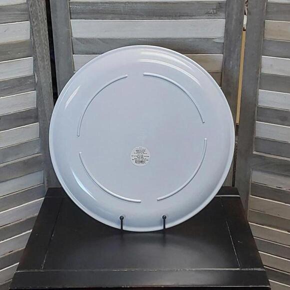 14" Marbled Melamine Serve Platter - Threshold - Picture 2 of 3